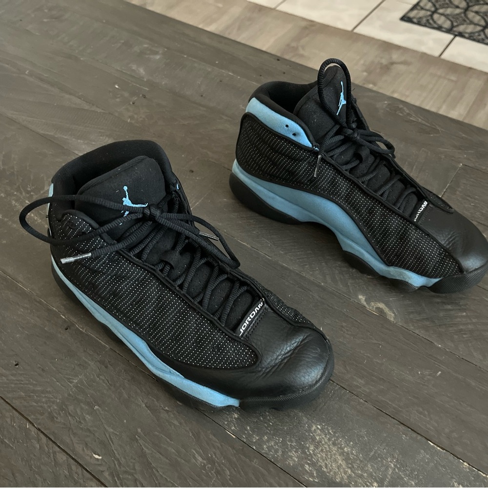 Kids Blue and Black Athletic Shoes